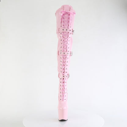 Pleaser  Bottes CRAZE-3028 B. Str. Pat / b. Rose