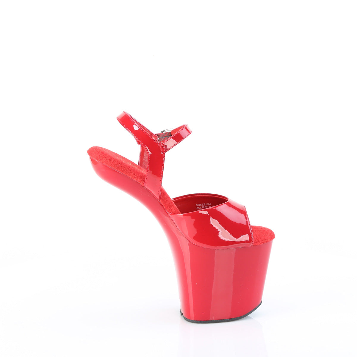 Pleaser  Sandals CRAZE-809 Red Pat/Red