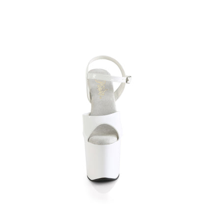 Pleaser  Sandals CRAZE-809 Wht Pat/Wht