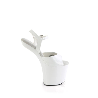Pleaser  Sandals CRAZE-809 Wht Pat/Wht