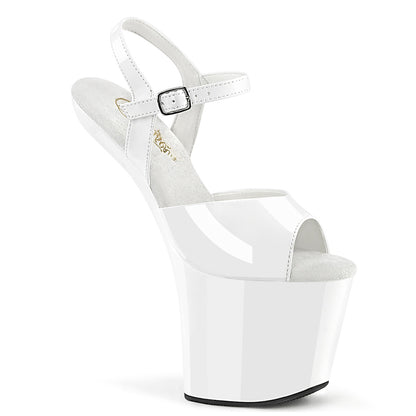 Pleaser  Sandals CRAZE-809 Wht Pat/Wht