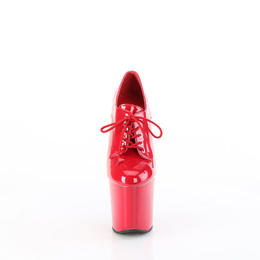 Pleaser Women's Platform Shoes CRAZE-860 Red Pat/Red