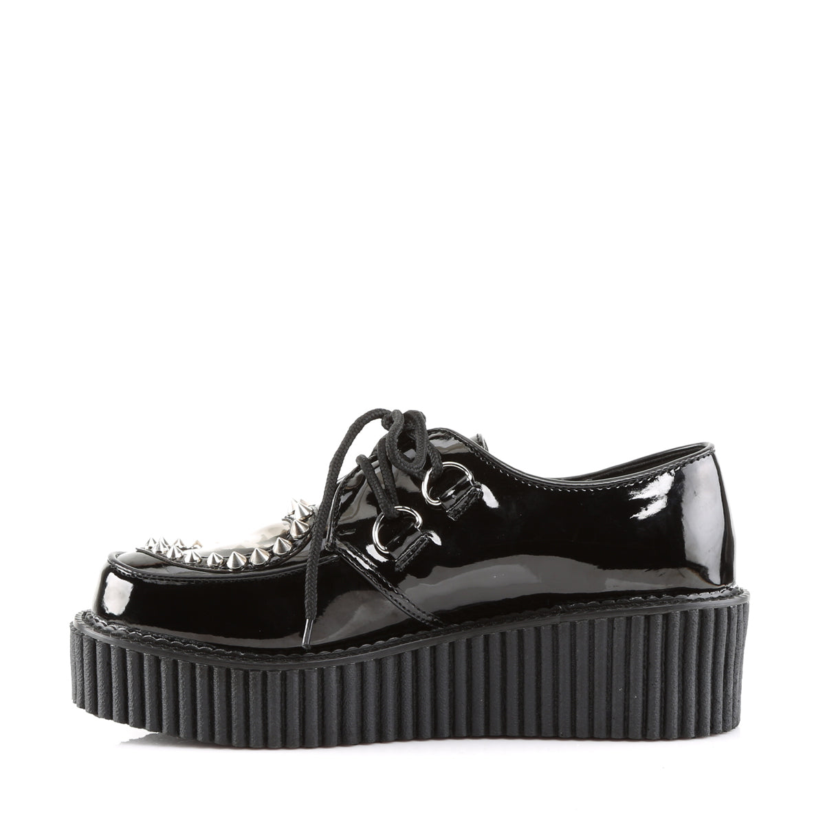 DemoniaCult  Low Shoe CREEPER-108 Blk Pat-Pvc