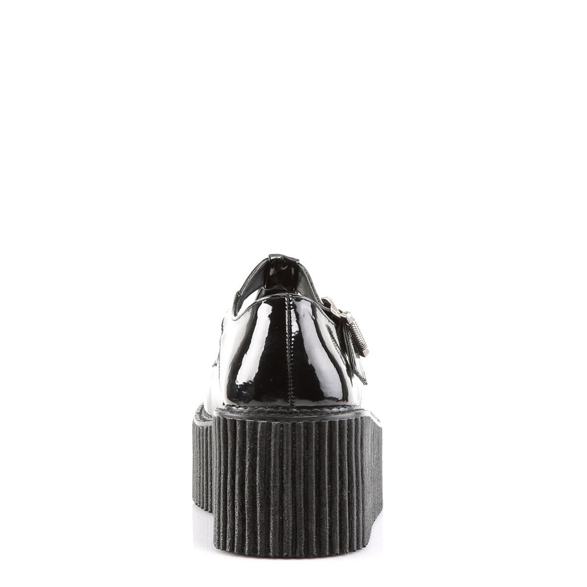 DemoniaCult Chaussure basse des femmes CREEPER-214 blk pat
