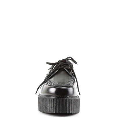 DemoniaCult Mens Boots CREEPER-402 Blk Leather