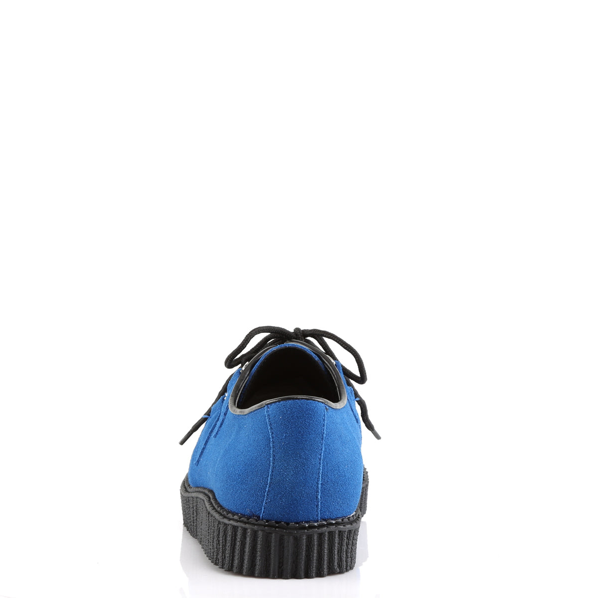 DemoniaCult Chaussure basse pour hommes Creeper-602S Suede bleu royal