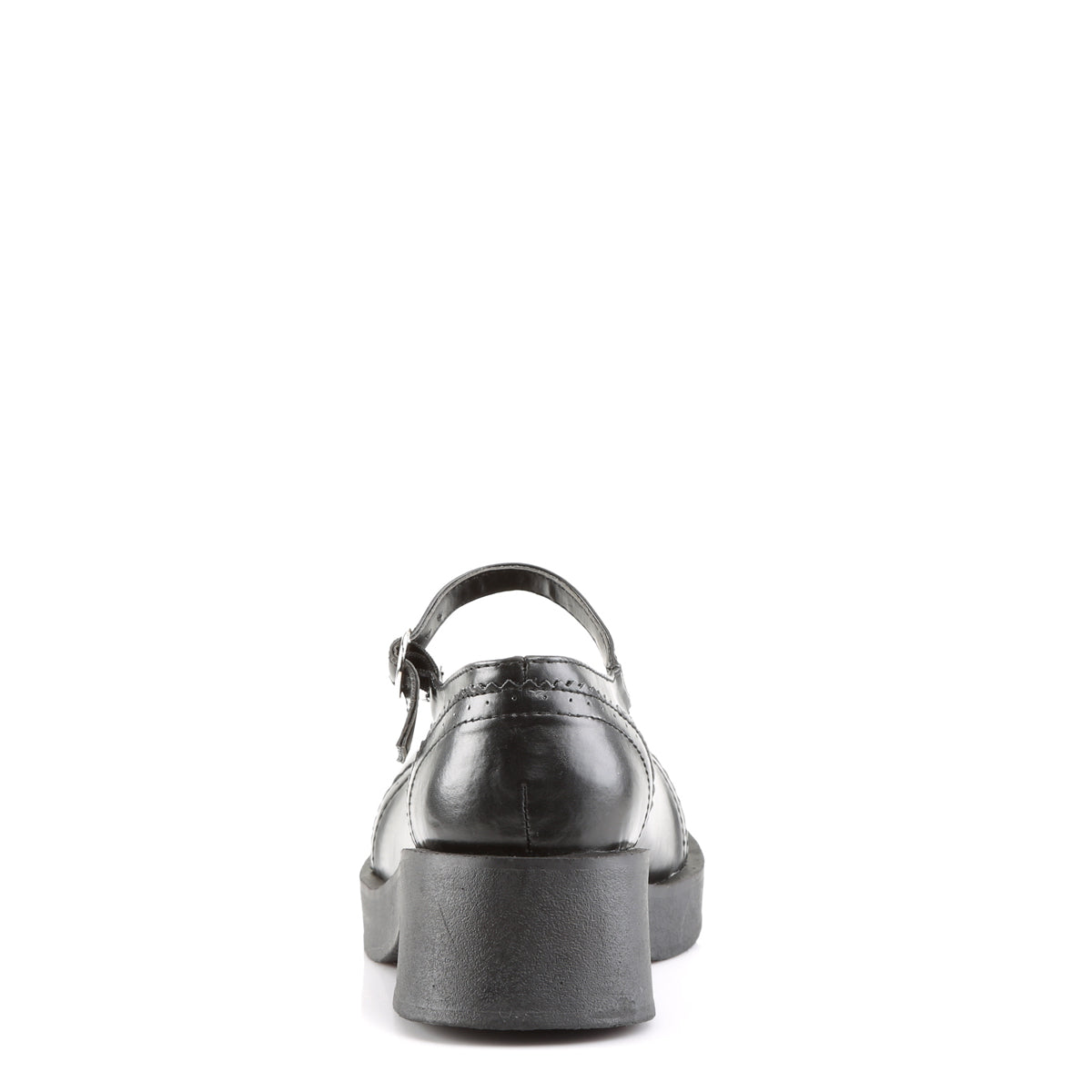 DemoniaCult Pompes pour femmes CRUX-07 Cuir végétalien BLK
