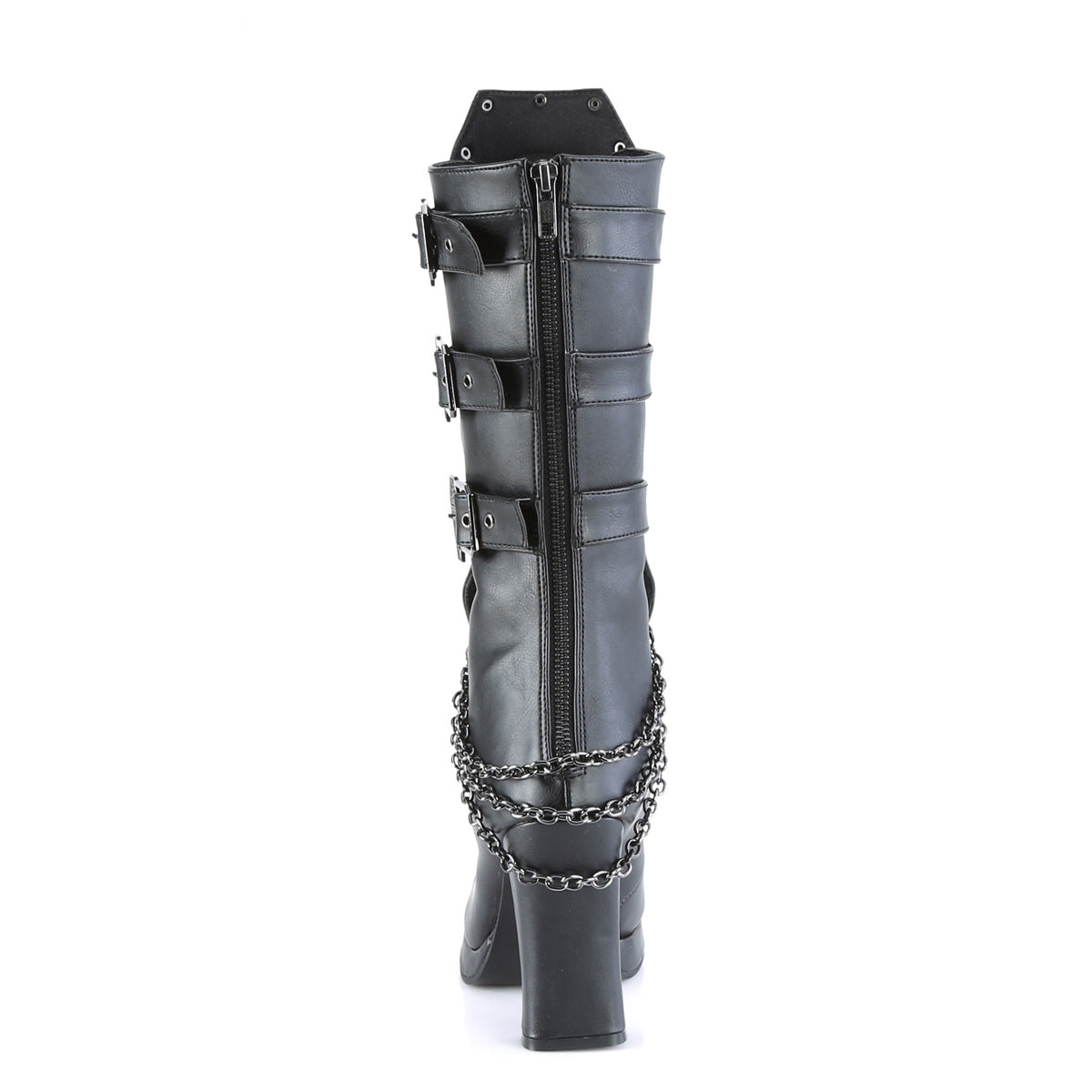 DemoniaCult  Bottes CRYPTO-67 Cuir végétalien BLK