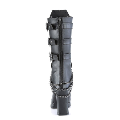 DemoniaCult  Bottes CRYPTO-67 Cuir végétalien BLK