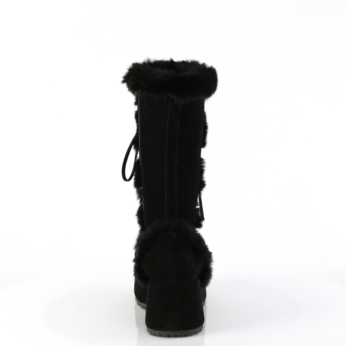 DemoniaCult   Cubby-311 Blk Suede végétalien