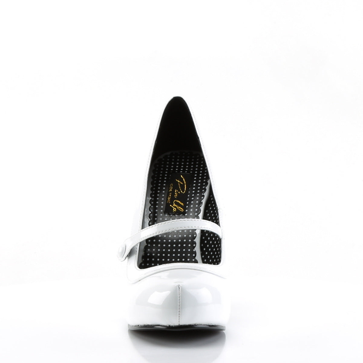 Pin Up Couture Pompes pour femmes CUTIEPIE-02 wht pat