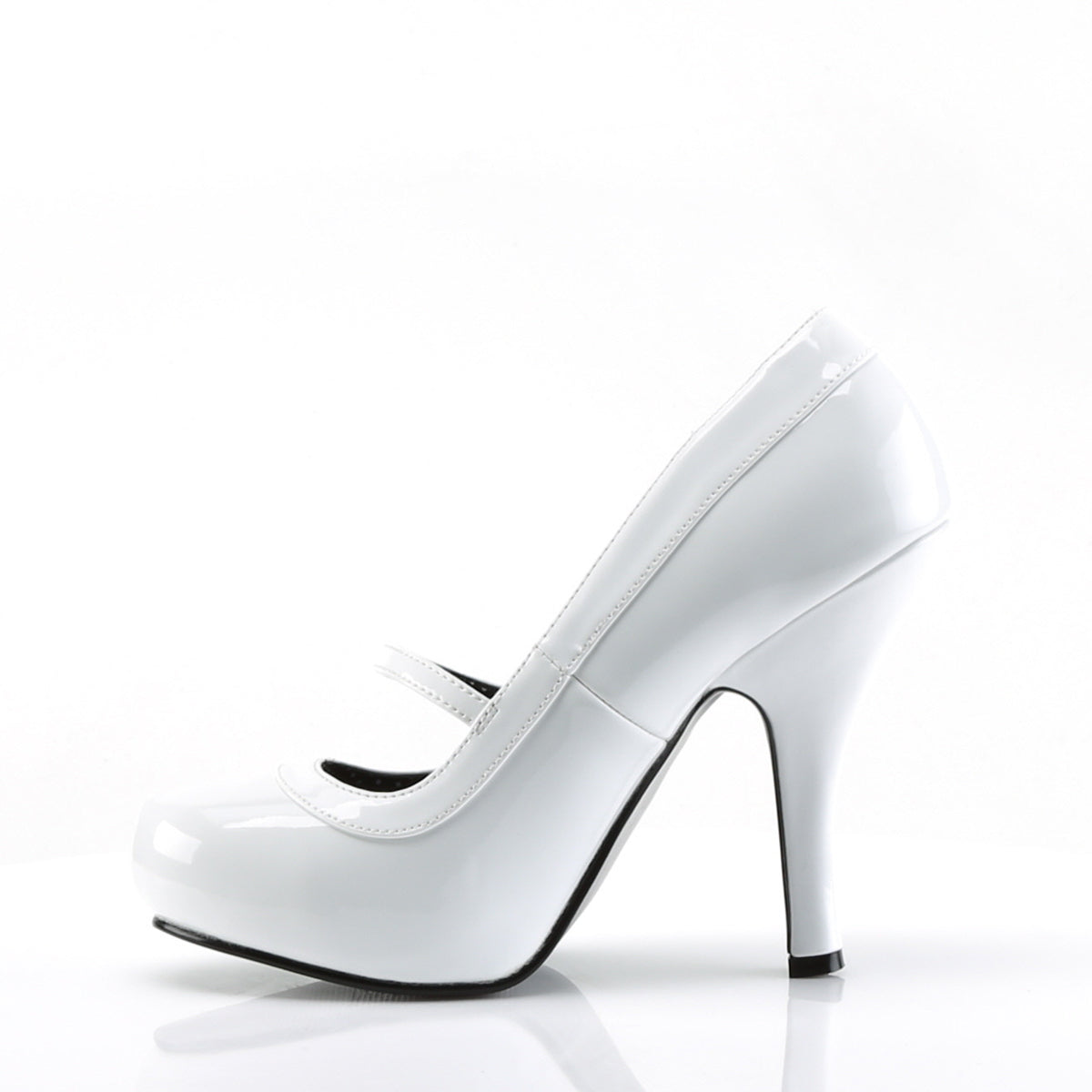 Pin Up Couture Pompes pour femmes CUTIEPIE-02 wht pat