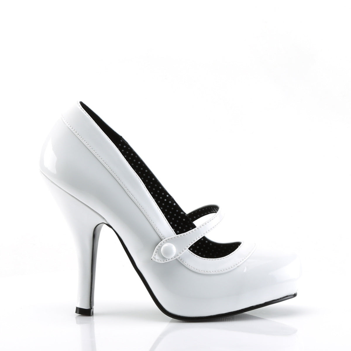 Pin Up Couture Pompes pour femmes CUTIEPIE-02 wht pat