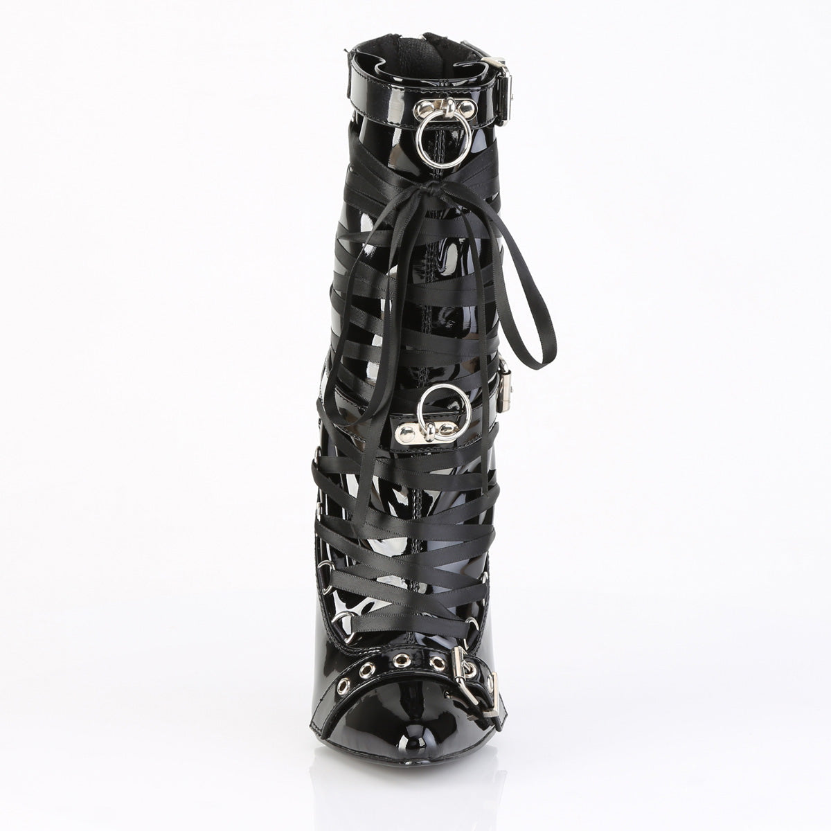 Devious Women's Single Soles DAGGER-1032 Blk Pat