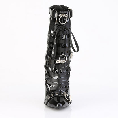 Devious Women's Single Soles DAGGER-1032 Blk Pat