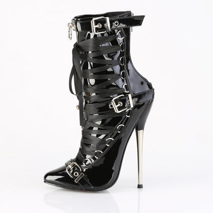 Devious Women's Single Soles DAGGER-1032 Blk Pat