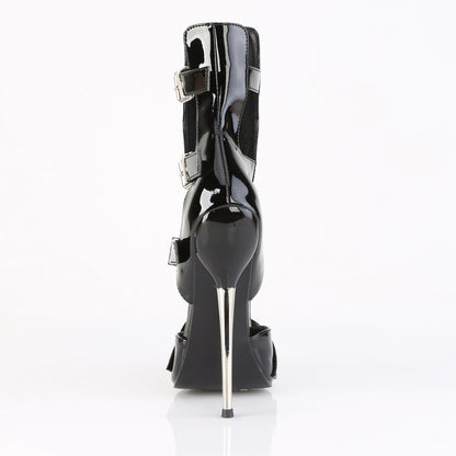 Devious Women's Single Soles DAGGER-15 Blk Pat