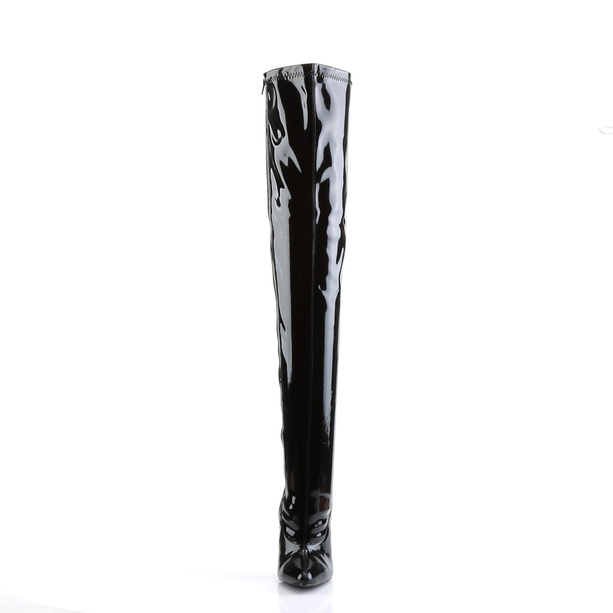 Devious Bottes pour femmes DAGGER-3000 blk stretch pat