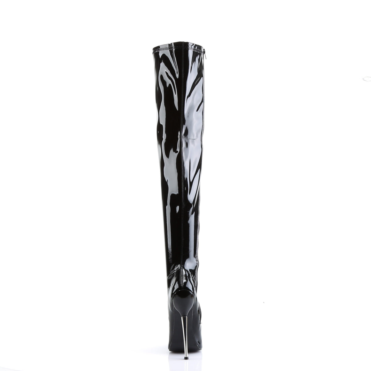Devious Bottes pour femmes DAGGER-3000 blk stretch pat