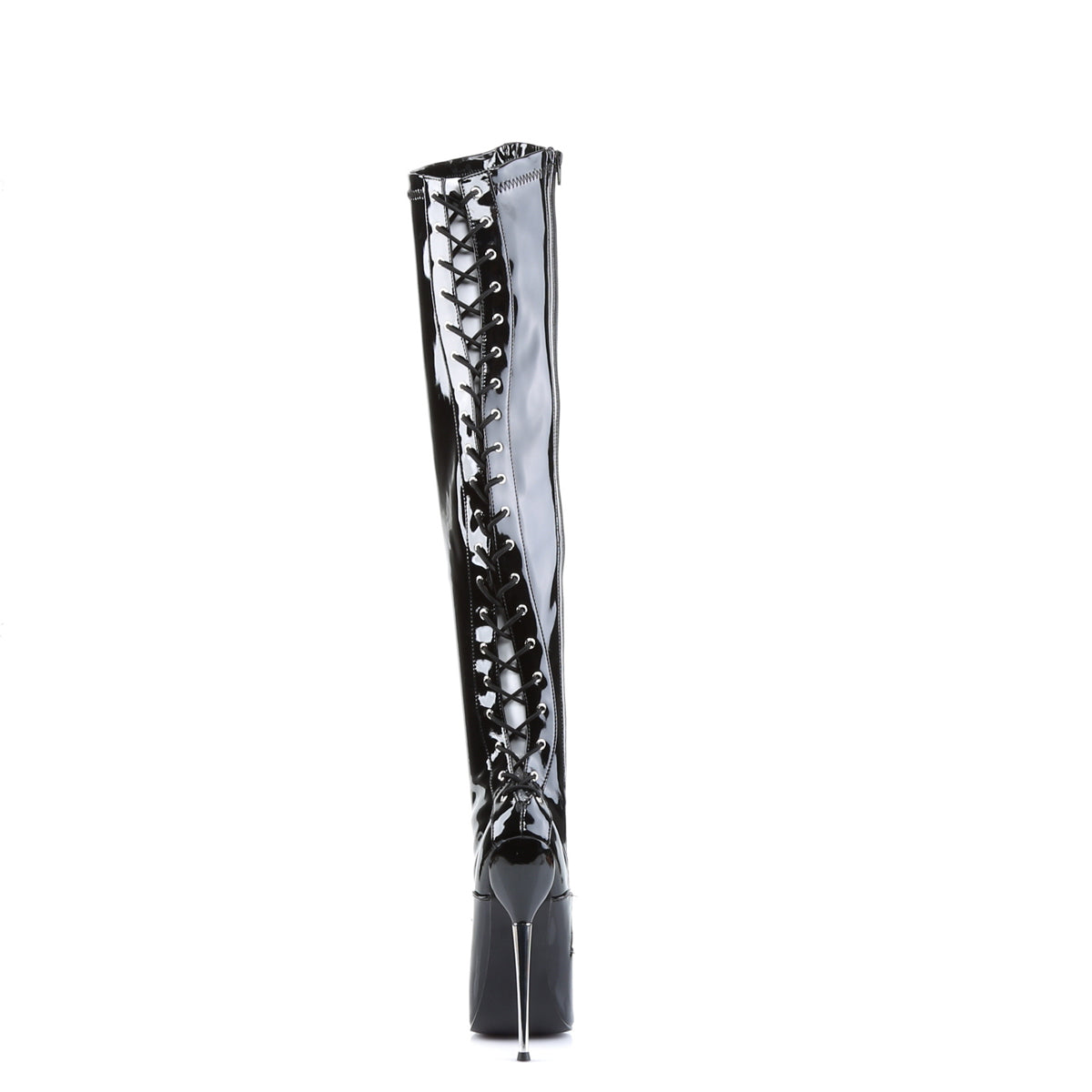 Devious Bottes pour femmes DAGGER-3060 blk stretch pat