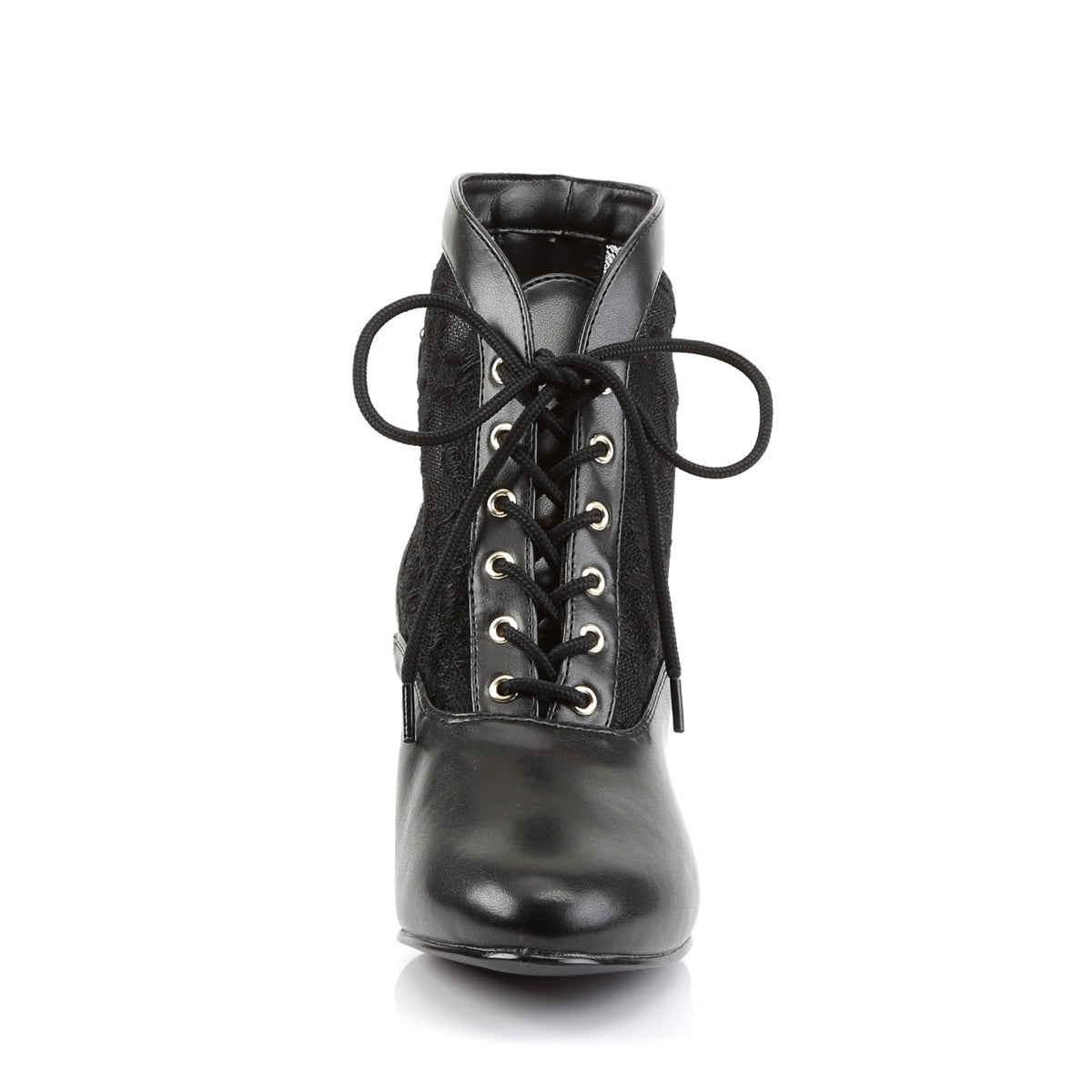 Funtasma Bottines pour femmes DAME-05 blk pu-dentelle