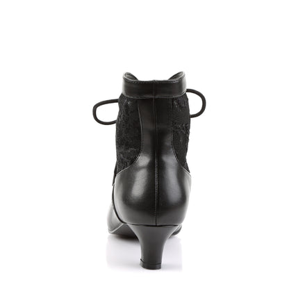 Funtasma Bottines pour femmes DAME-05 blk pu-dentelle