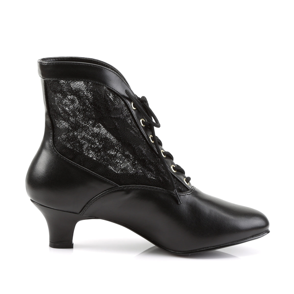 Funtasma Bottines pour femmes DAME-05 blk pu-dentelle