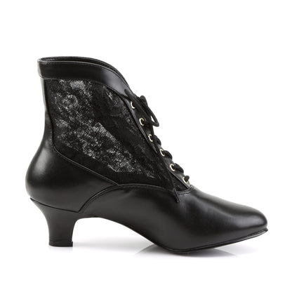 Funtasma Bottines pour femmes DAME-05 blk pu-dentelle