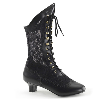 Funtasma Bottines pour femmes DAME-115 blk PU-dentelle