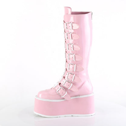 DemoniaCult  Bottes DAMNED-318 B. Holo rose Pat