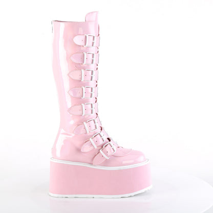 DemoniaCult  Bottes DAMNED-318 B. Holo rose Pat