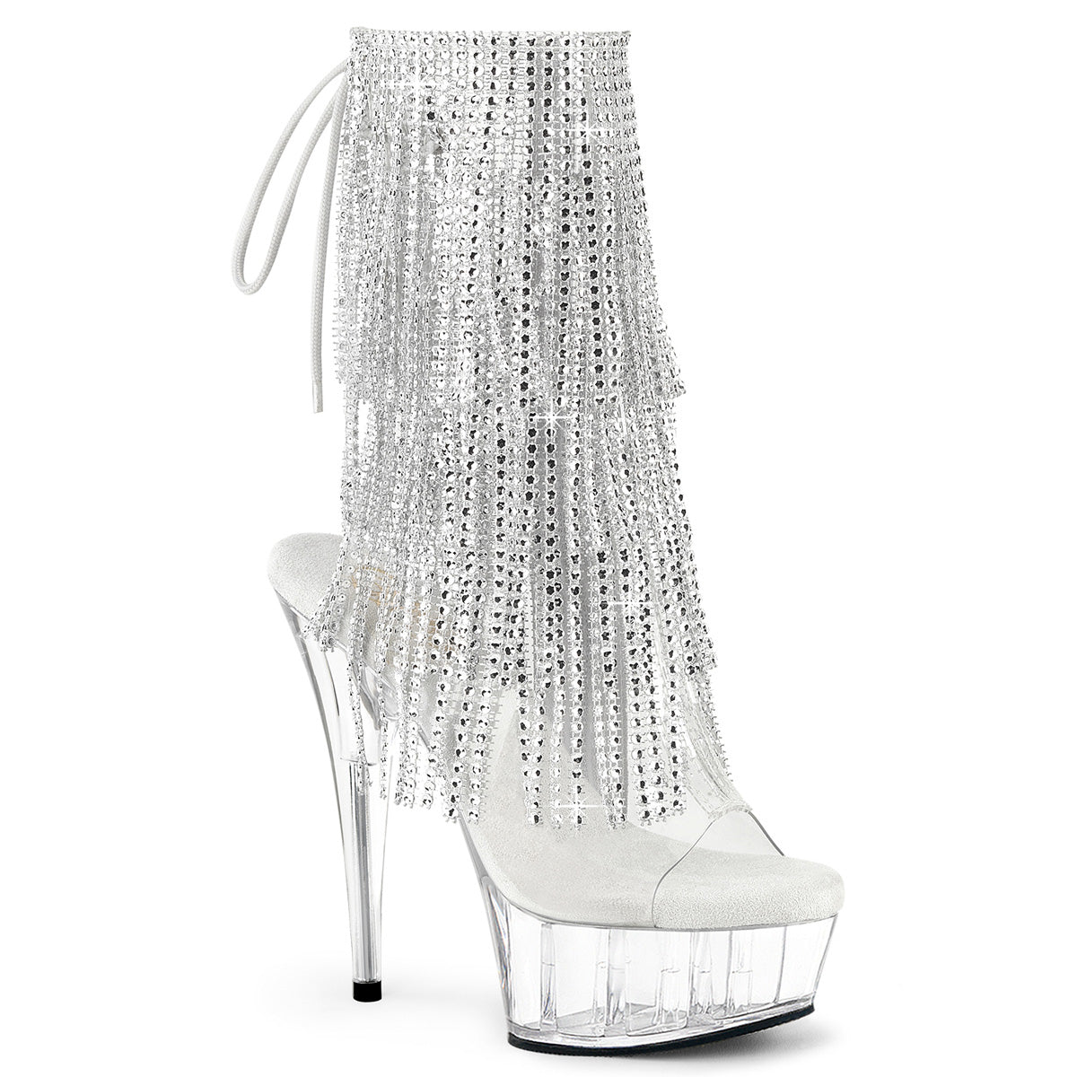 Pleaser   DELIGHT-1017RSF CLR-SLV / CLR