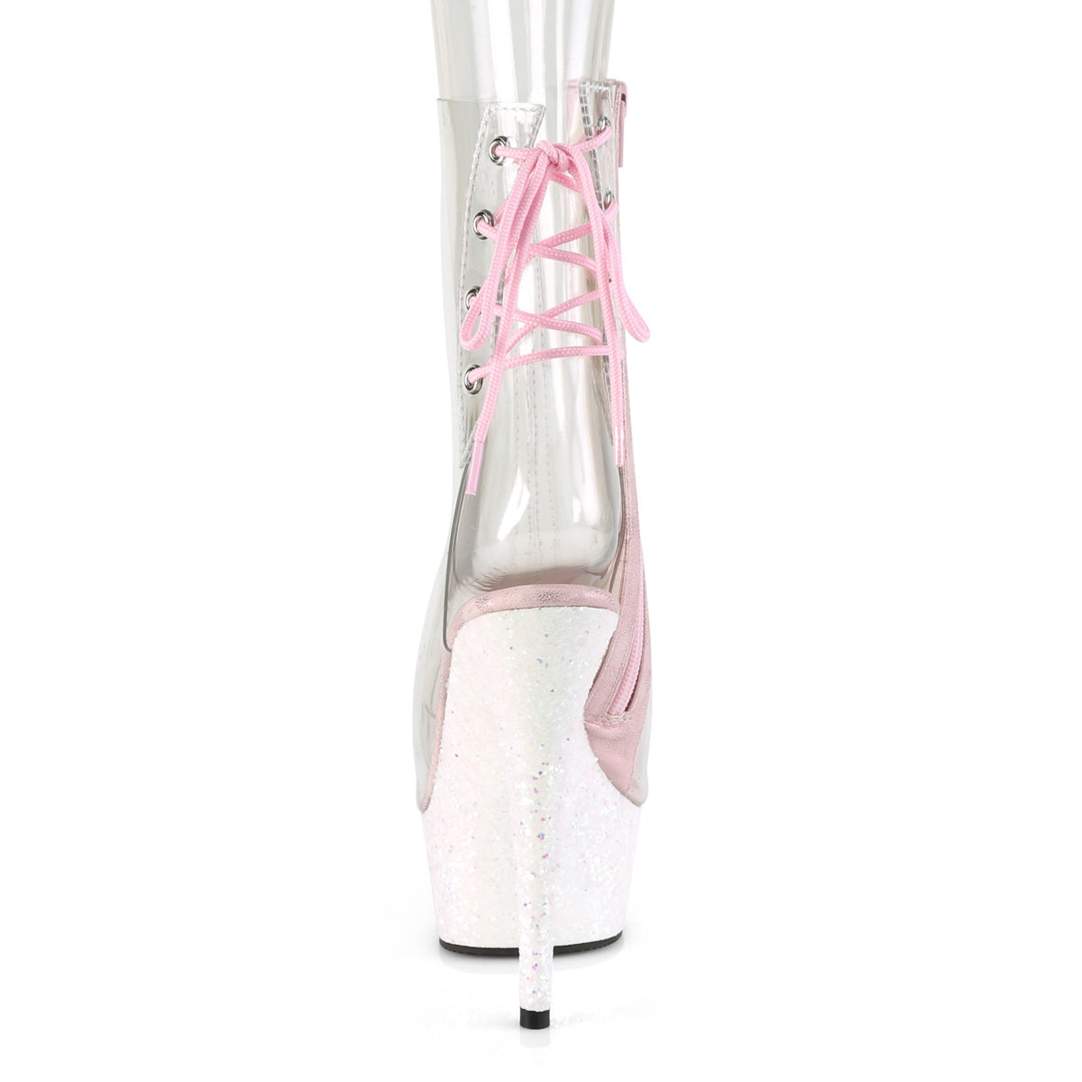 Pleaser Bottines pour femmes DELIGHT-1018C CLR / OPAL Multi Glitter
