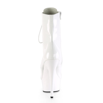 Pleaser Bottines pour femmes DELIGHT-1020 wht pat / wht