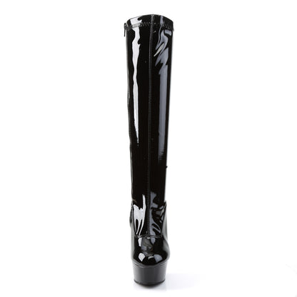 Pleaser Bottes pour femmes DELIGHT-2000 blk str pat / blk