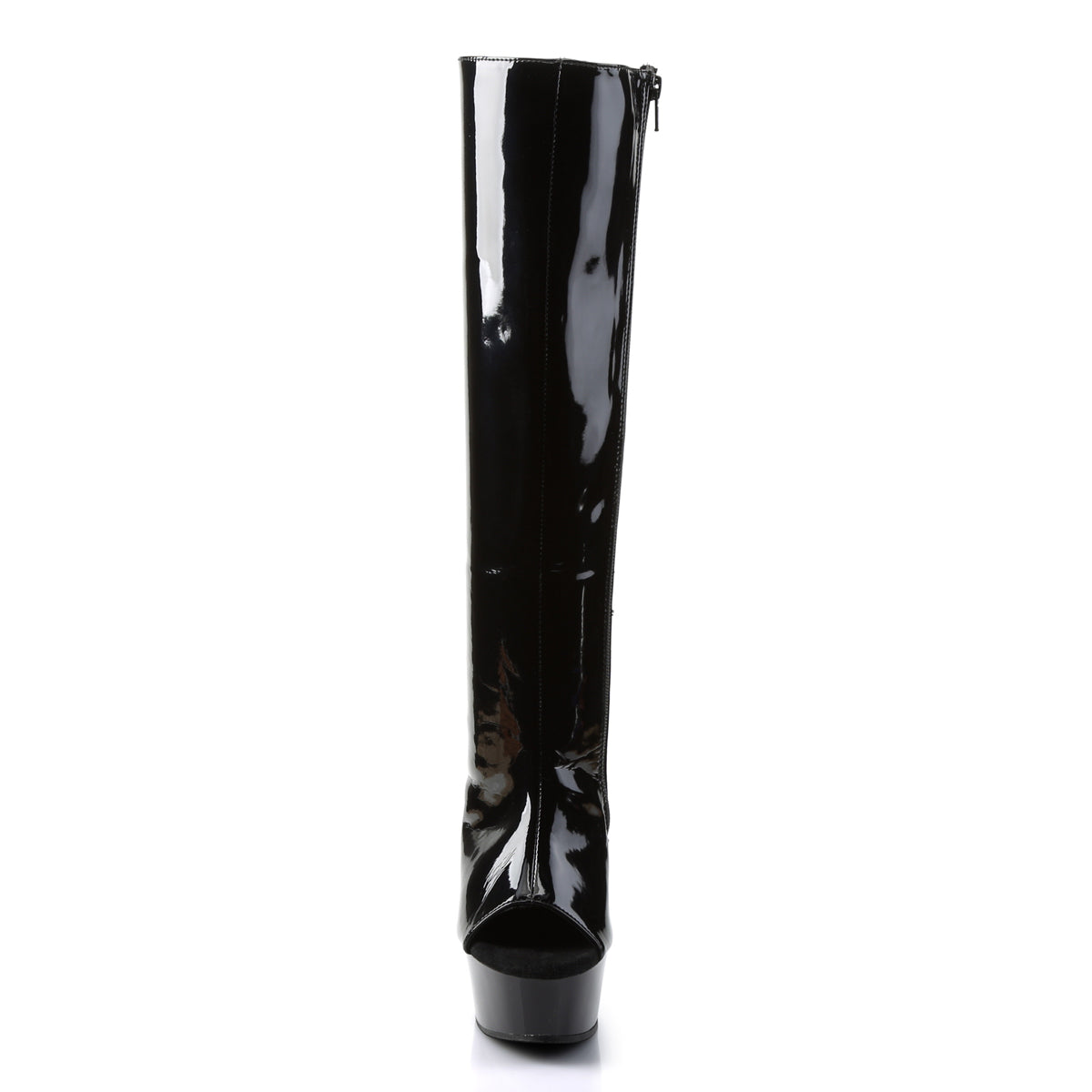Pleaser Bottes pour femmes DELIGHT-2018 blk pat / blk