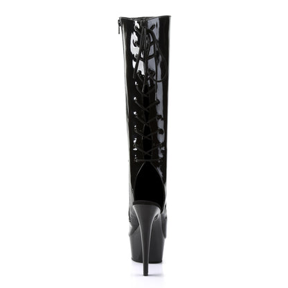 Pleaser Bottes pour femmes DELIGHT-2018 blk pat / blk