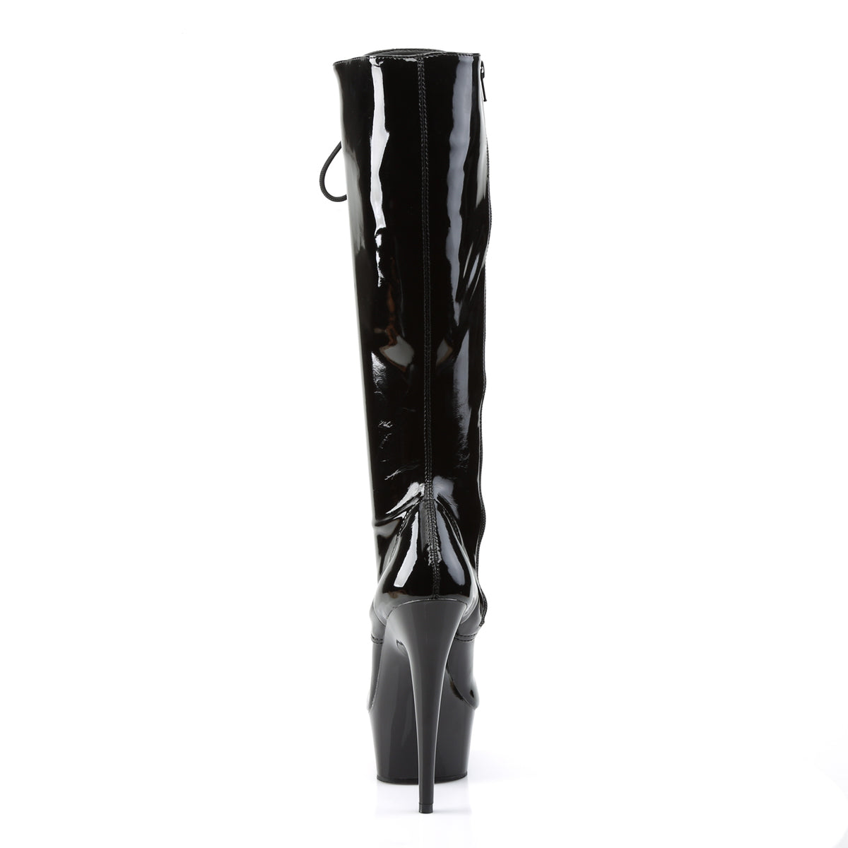 Pleaser Bottes pour femmes DELIGHT-2023 blk str pat / blk