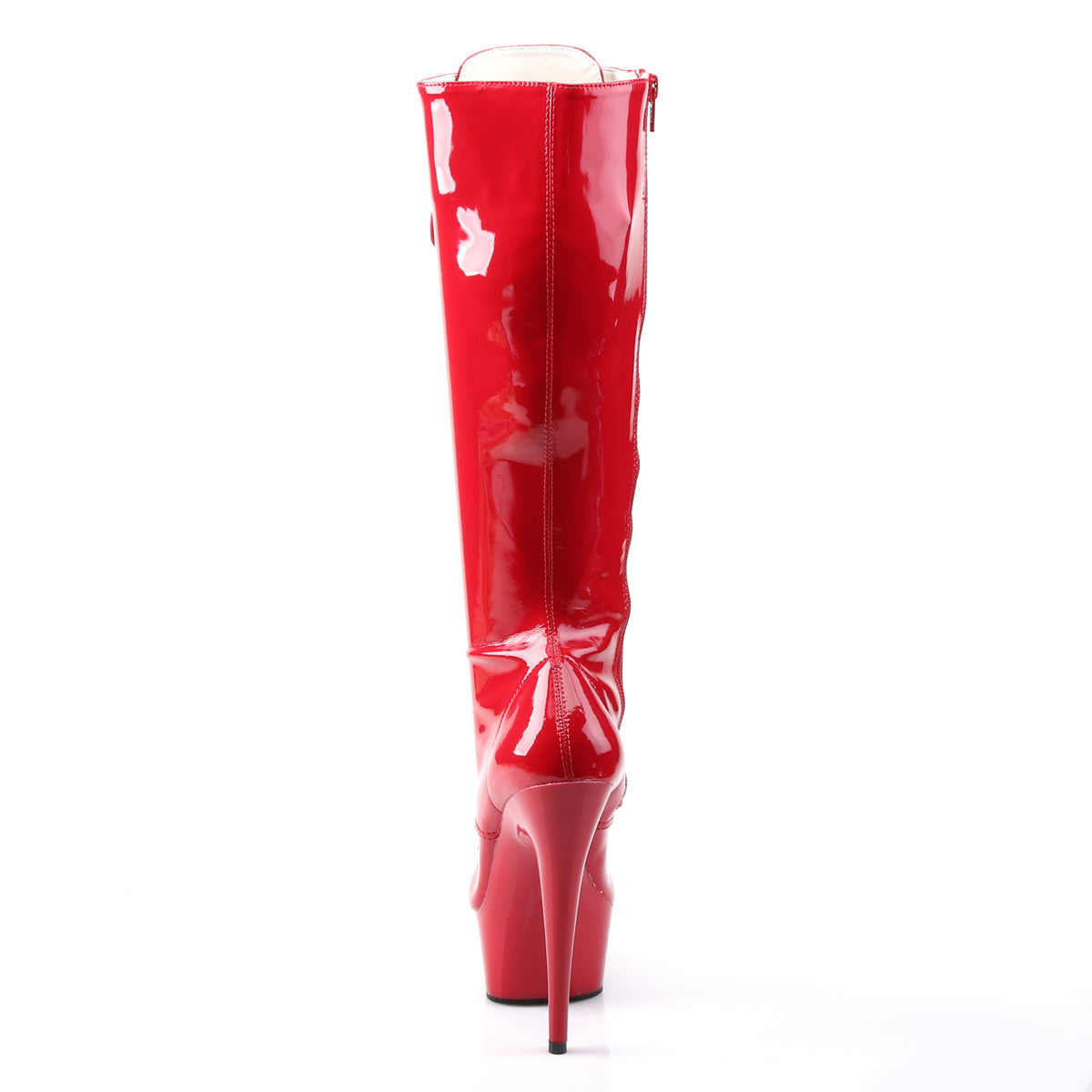 Pleaser Bottes pour femmes DELIGHT-2023 rouge str pat / rouge