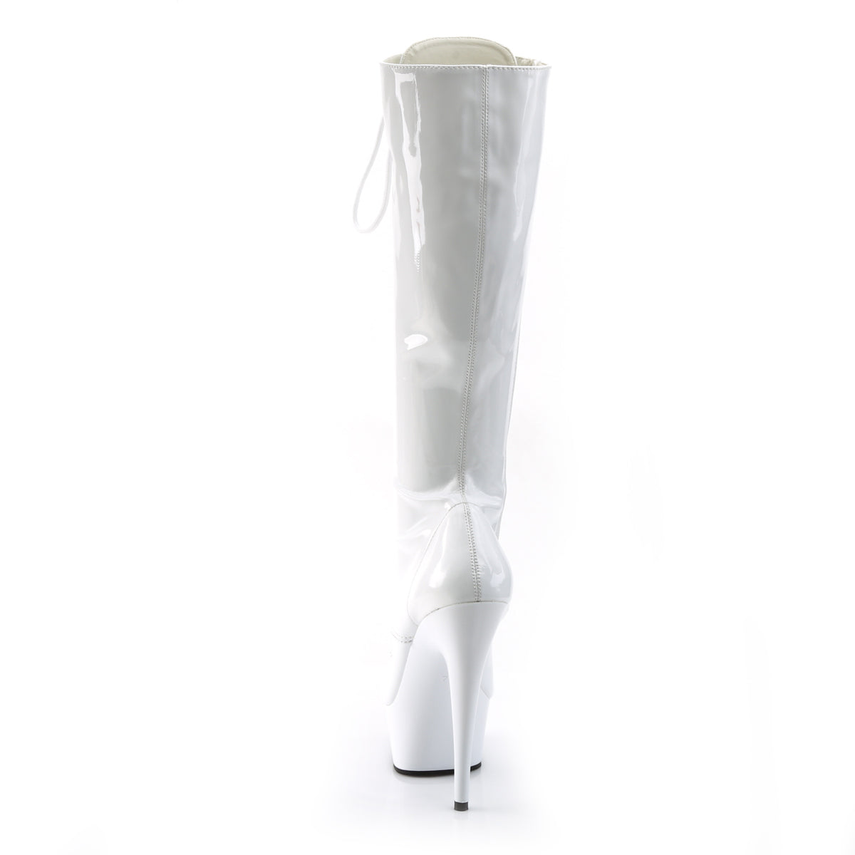 Pleaser Bottes pour femmes DELIGHT-2023 wht str pat / wt