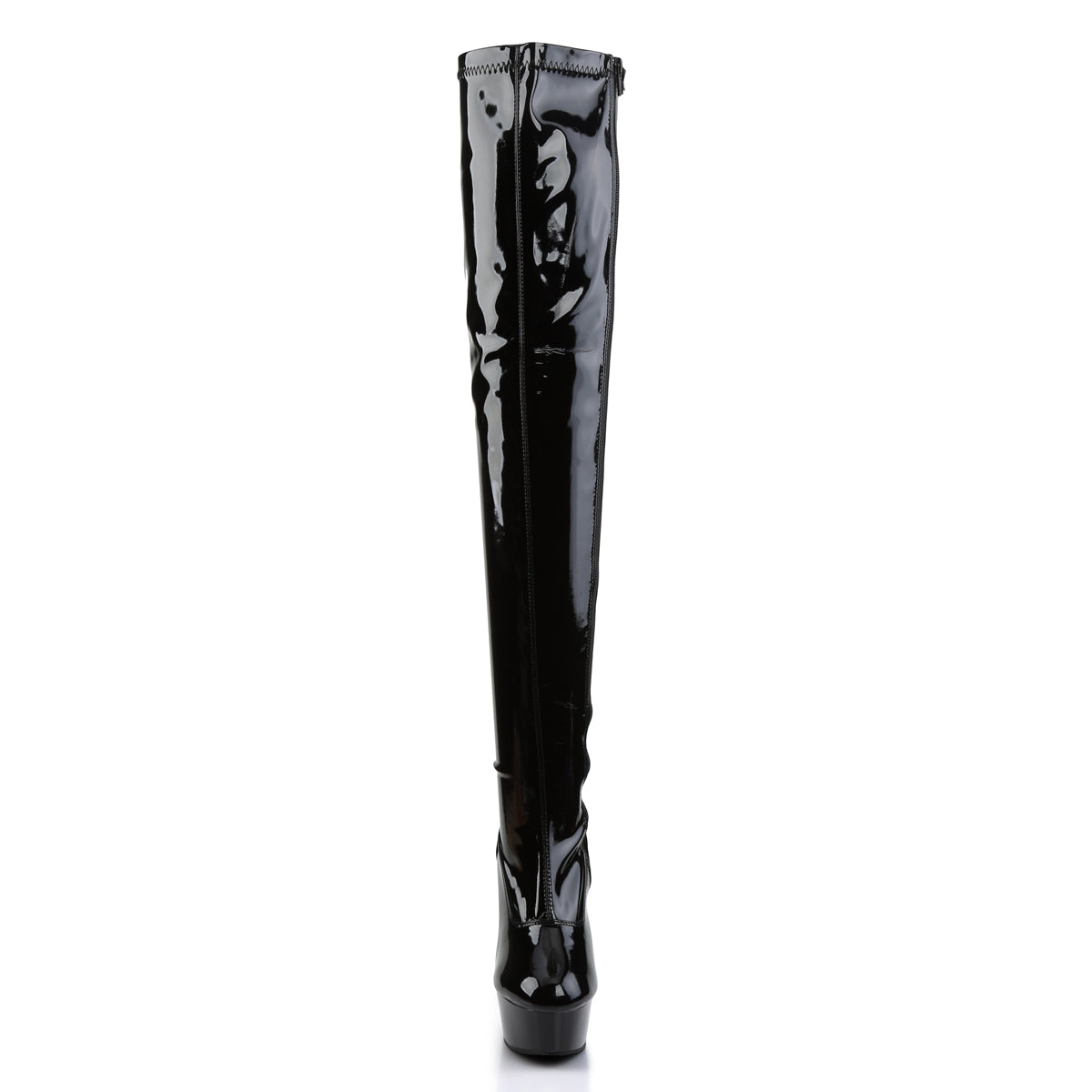 Pleaser Bottes pour femmes DELIGHT-3000 blk str pat / blk