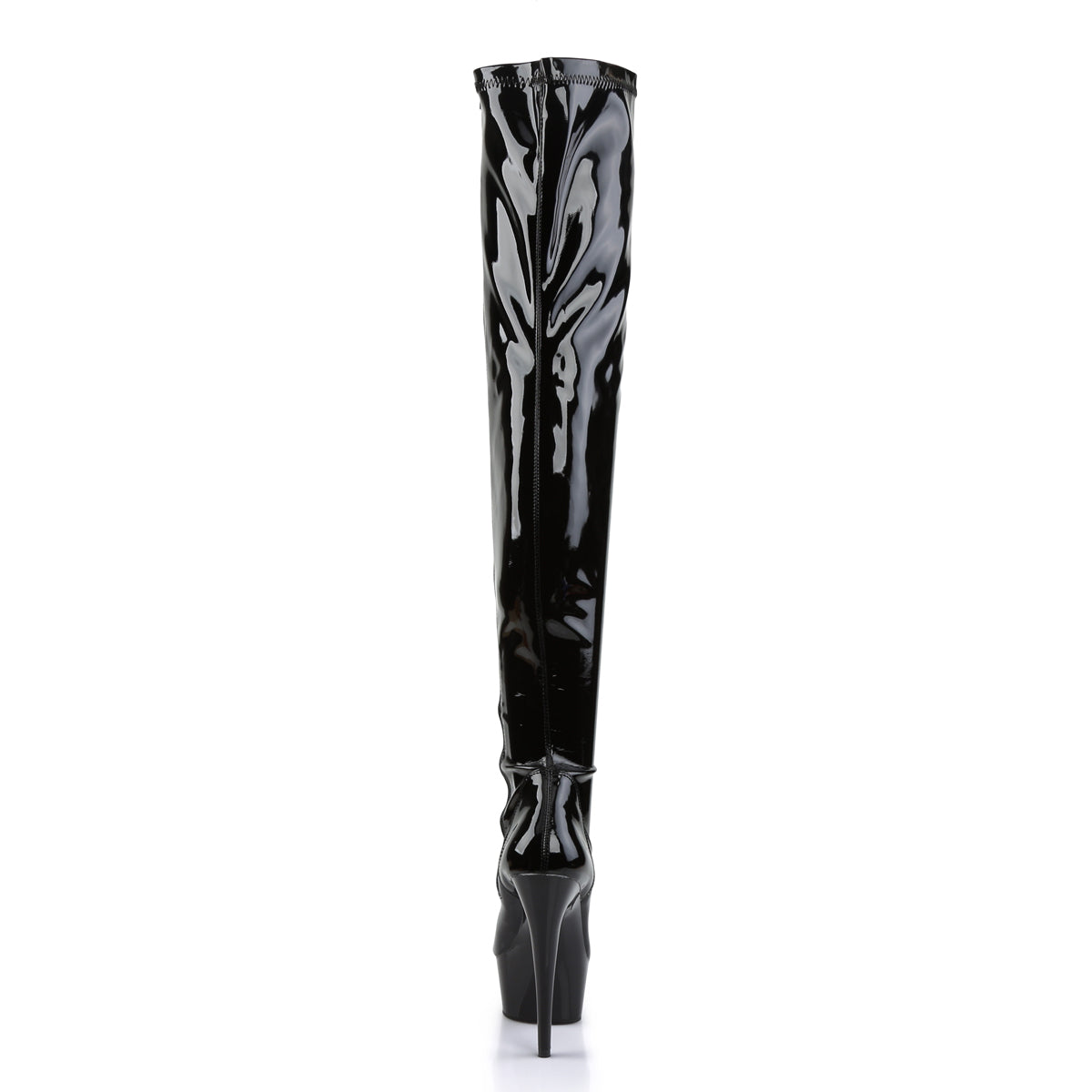 Pleaser Bottes pour femmes DELIGHT-3000 blk str pat / blk