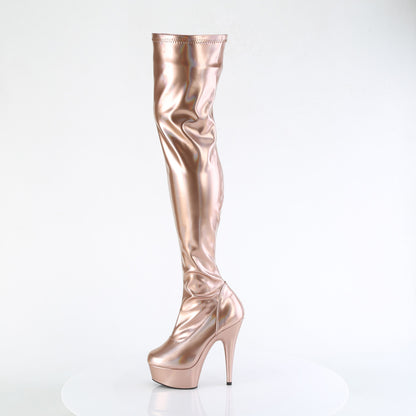 Pleaser   DELIGHT-3000hwr hologramme en or rose pu / m