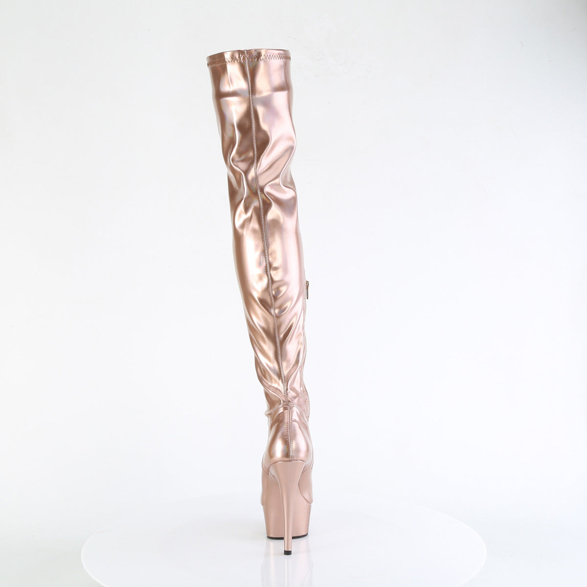 Pleaser   DELIGHT-3000hwr hologramme en or rose pu / m