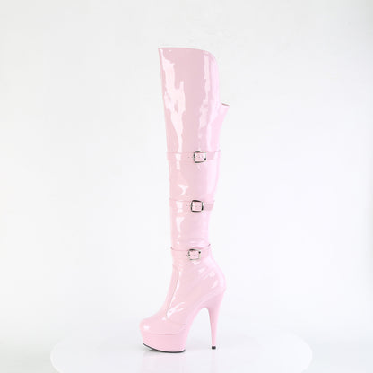 Pleaser   DELIGHT-3018 B. Str. Pat / b. Rose