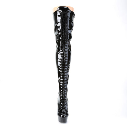 Pleaser Bottes pour femmes DELIGHT-3023 blk str pat / blk
