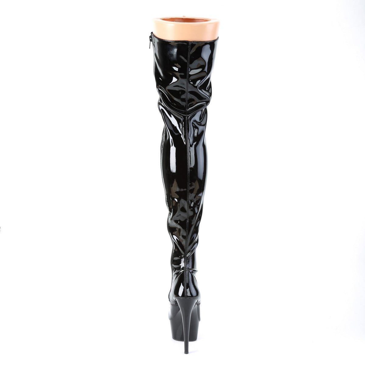 Pleaser Bottes pour femmes DELIGHT-3023 blk str pat / blk