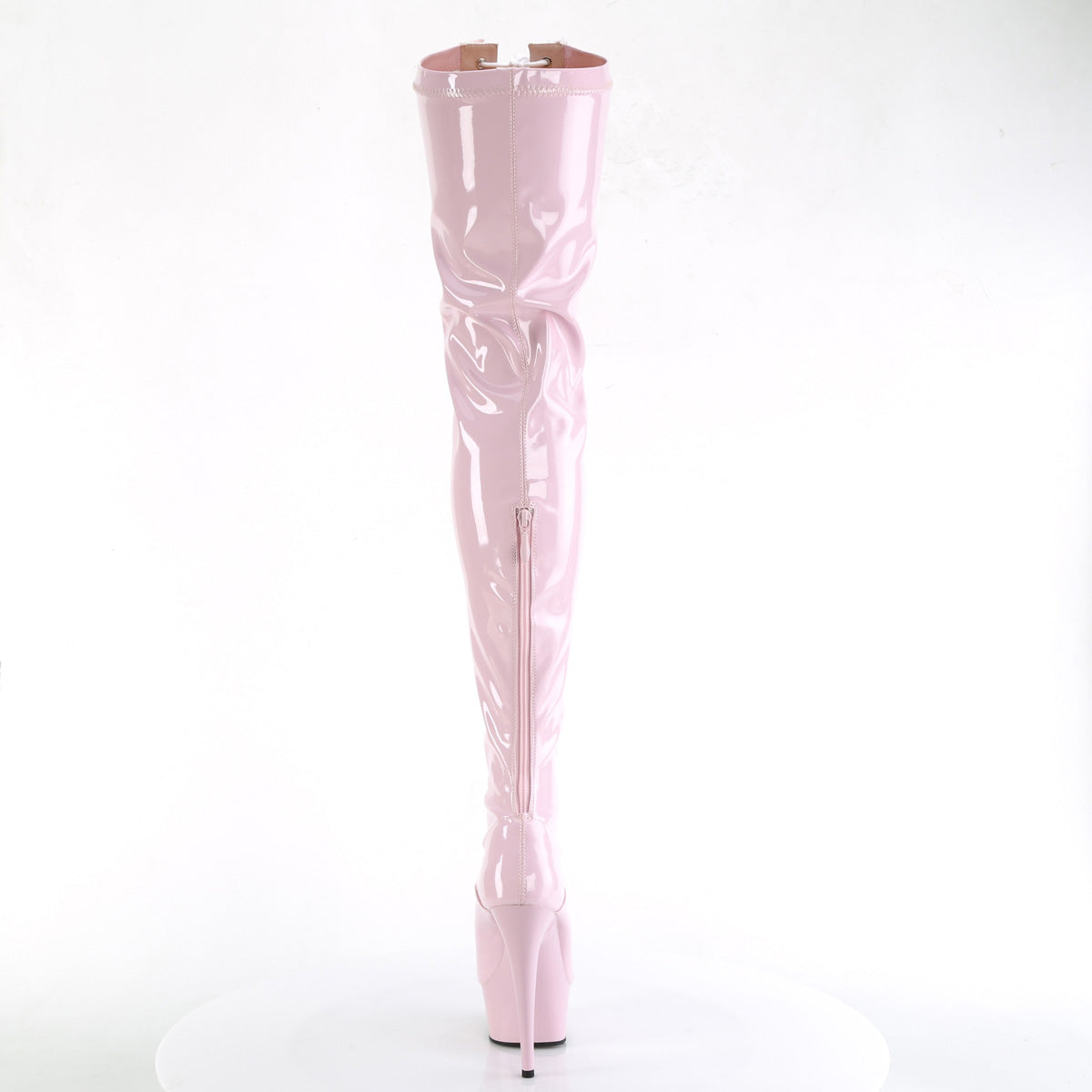 Pleaser  Des bottes DELIGHT-3027 B. rose-wht str. Pat / b. Rose