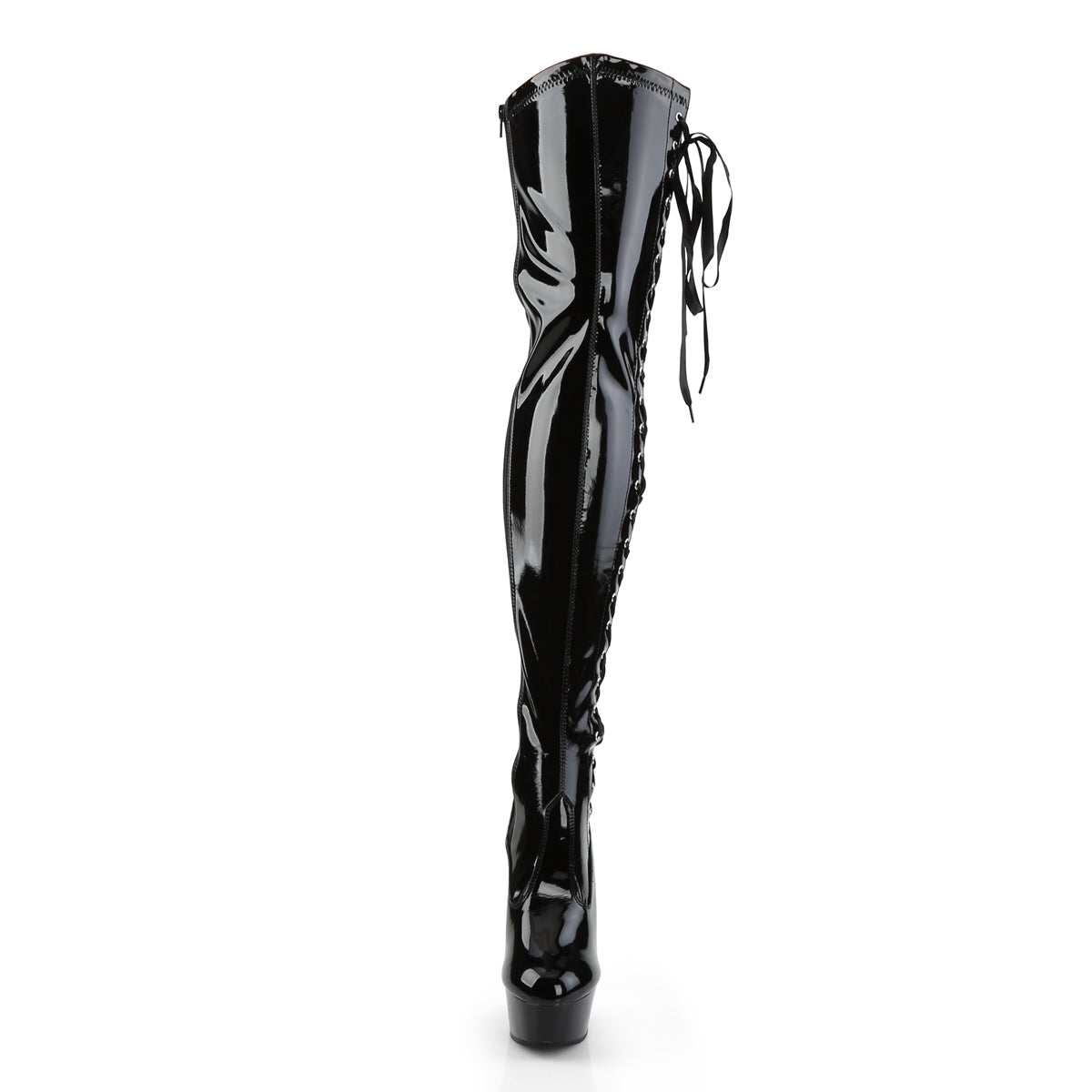 Pleaser Bottes pour femmes DELIGHT-3050 blk str pat / blk