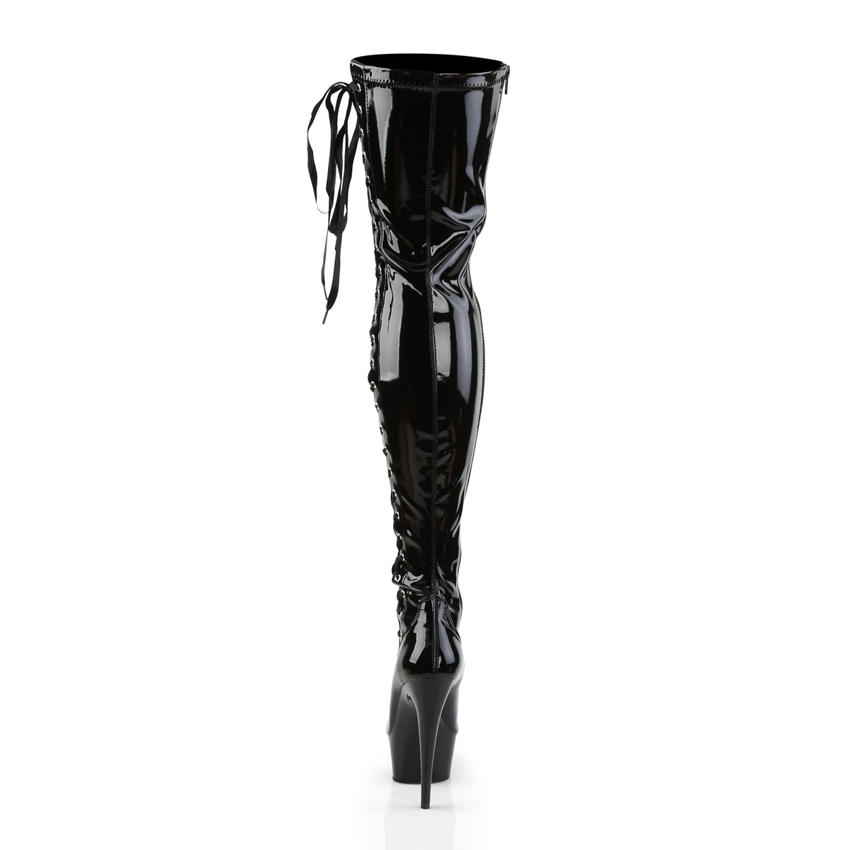 Pleaser Bottes pour femmes DELIGHT-3050 blk str pat / blk